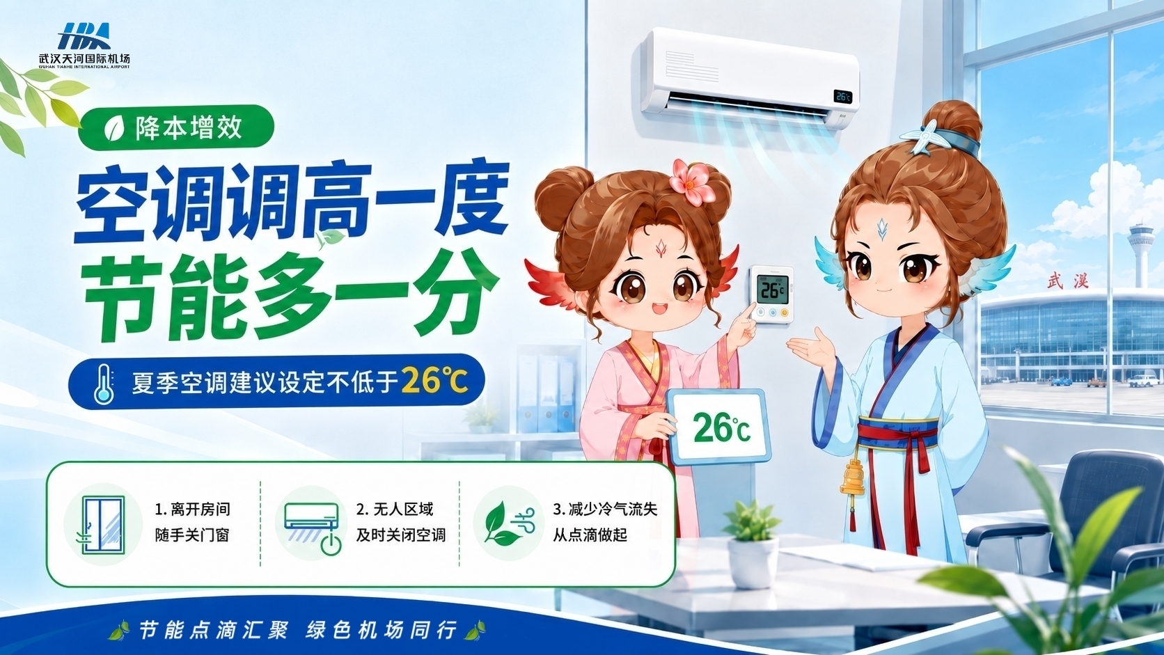 武汉天河机场夏凉系列海报 2